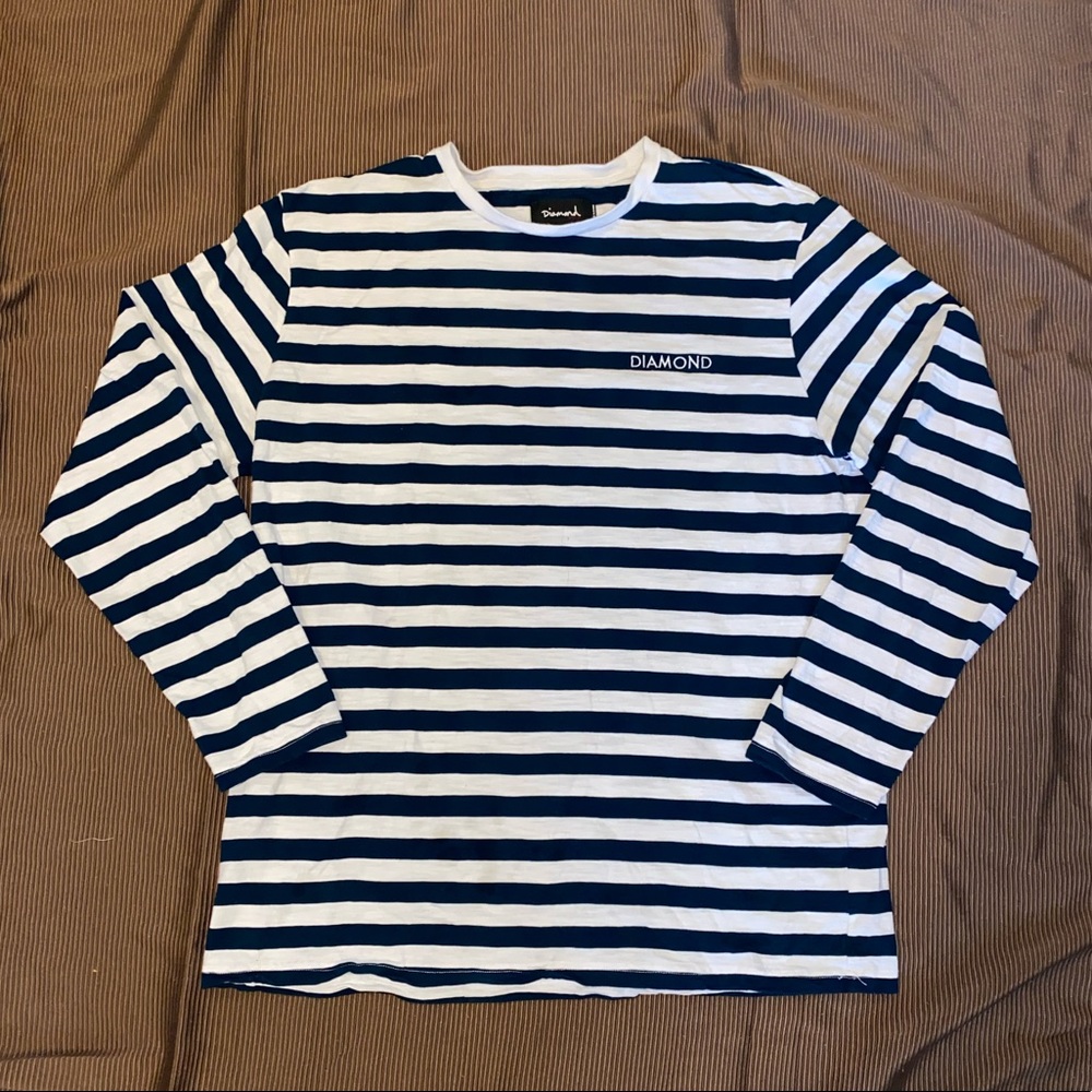 Diamond Supply Co. Long sleeve striped shirt XL